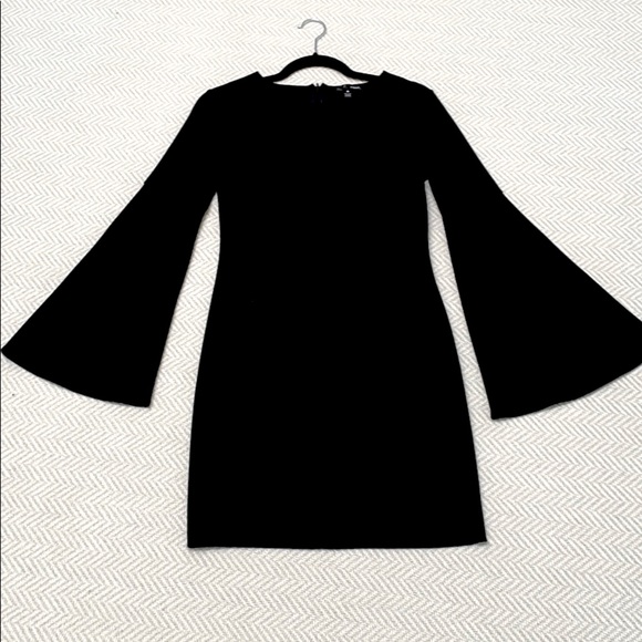 Anthropologie Dresses & Skirts - AQUA Little black dress or tunic. Bell sleeves.